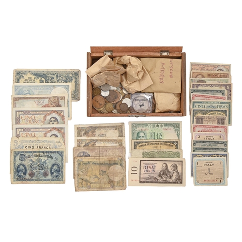 Miscellaneous coins and banknotes  3af340