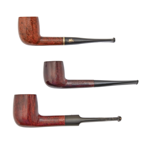 Smoking. A Barling wooden tobacco pipe,