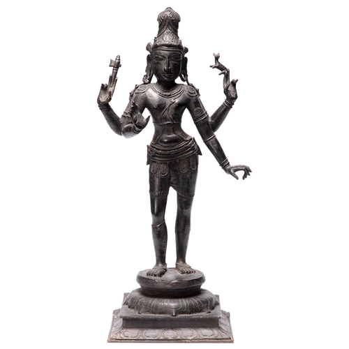 Indian sculpture. Shiva, bronze,