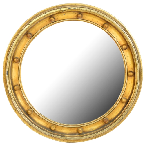 A Victorian circular giltwood mirror  3af3c3