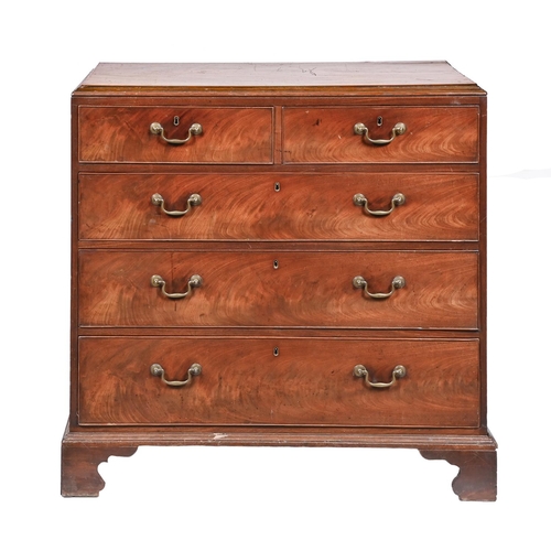 A George III mahogany chest of