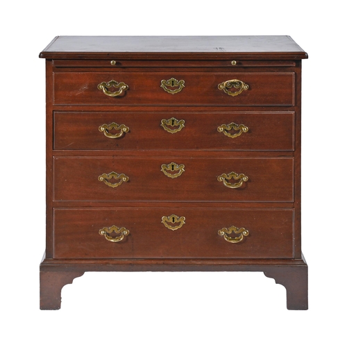 A mahogany chest of drawers, 19th