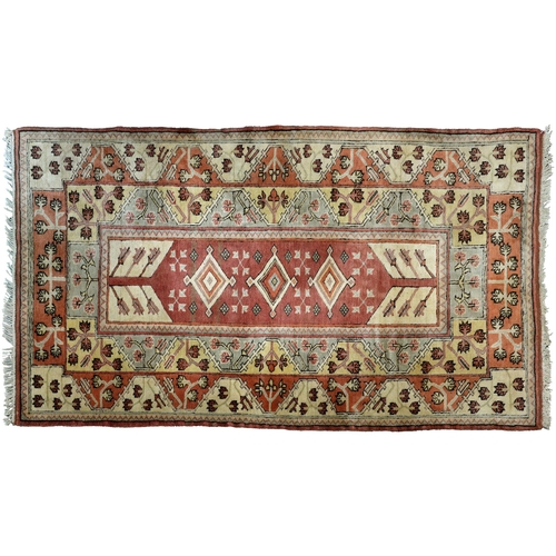 A Turkish Milas rug, 198cm x 123cm