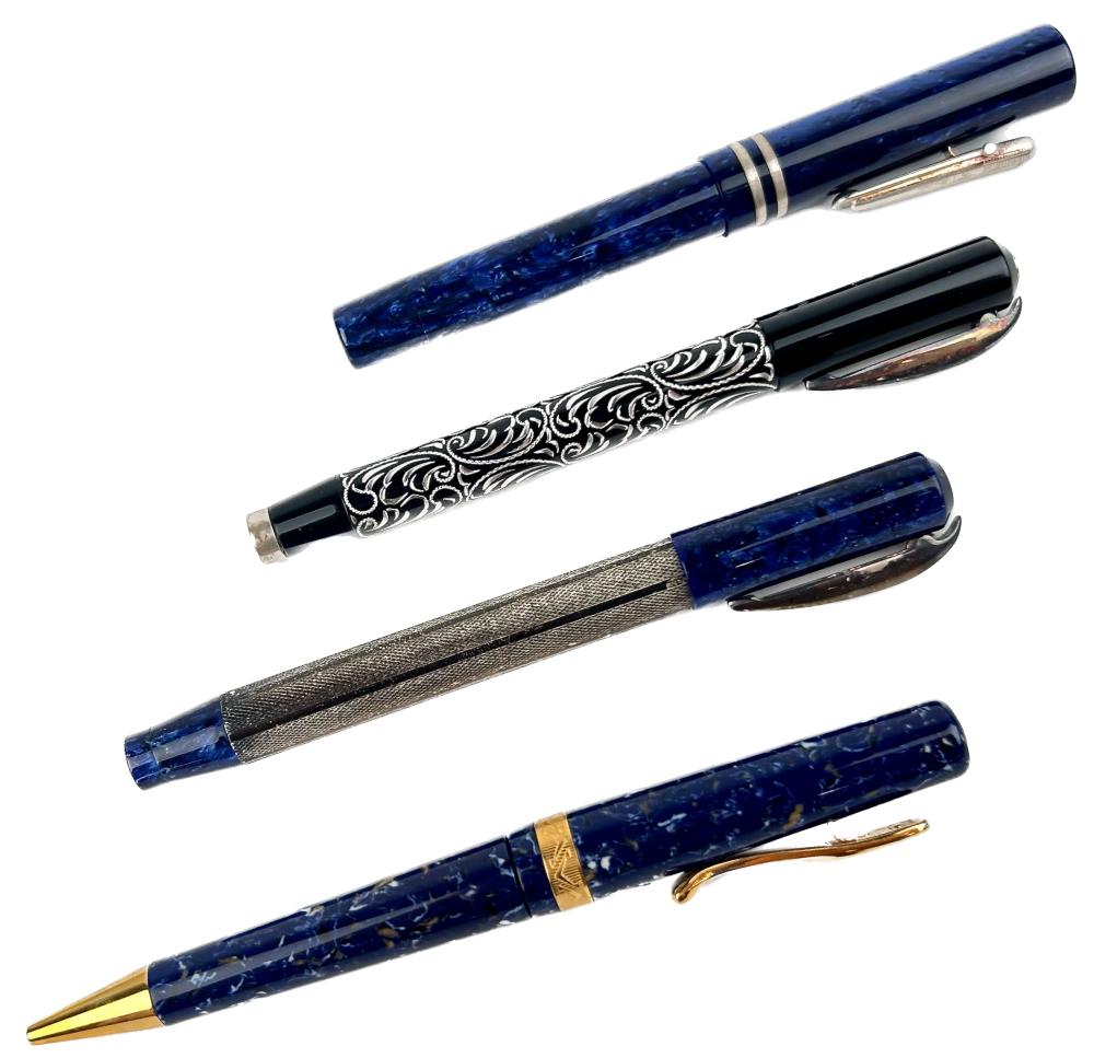 FOUR VISCONTI PENS LENGTHS FROM