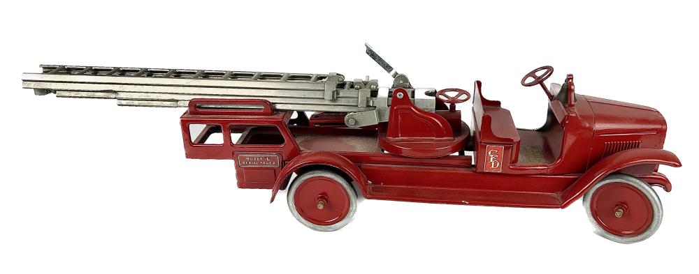 BUDDY L AERIAL LADDER TRUCK TOY