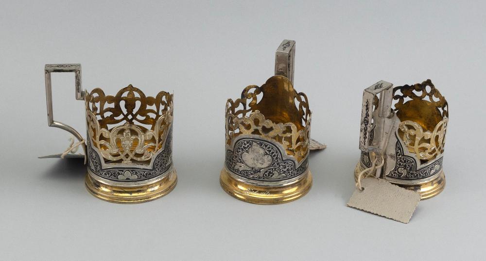 SET OF THREE EASTERN EUROPEAN GILDED 3af5b7