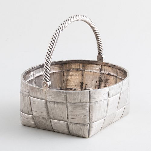 RUSSIAN TROMPE L'OEIL SILVER BASKETMarked