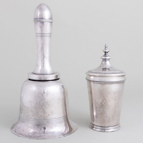 SILVER PLATE BELL FORM COCKTAIL 3b1d02