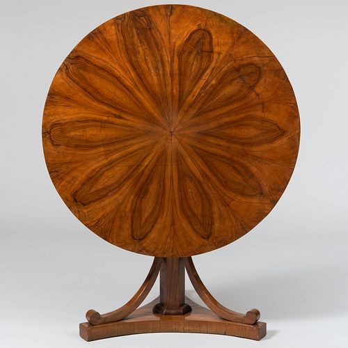 BIEDERMEIER WALNUT TILT TOP CENTER 3b1d4c