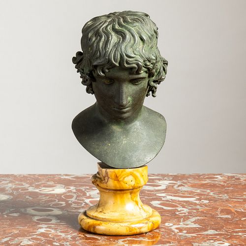 GRAND TOUR BRONZE AND MARBLE BUST 3b1d6a