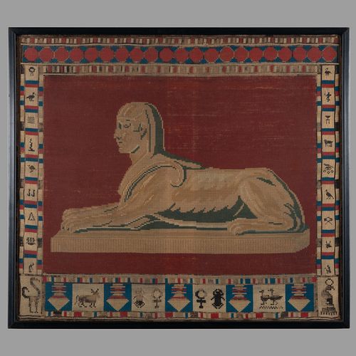 AUSTRIAN NEEDLEWORK OF A SPHINX23