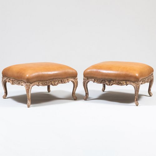 PAIR OF LOUIS XV STYLE PAINTED