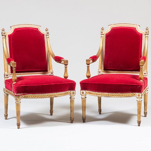 PAIR OF LOUIS XVI ORMOLU-MOUNTED