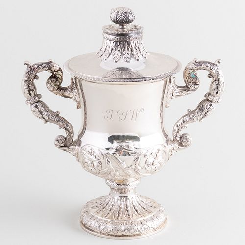 GEORGE V SILVER CUP AND COVERMark
