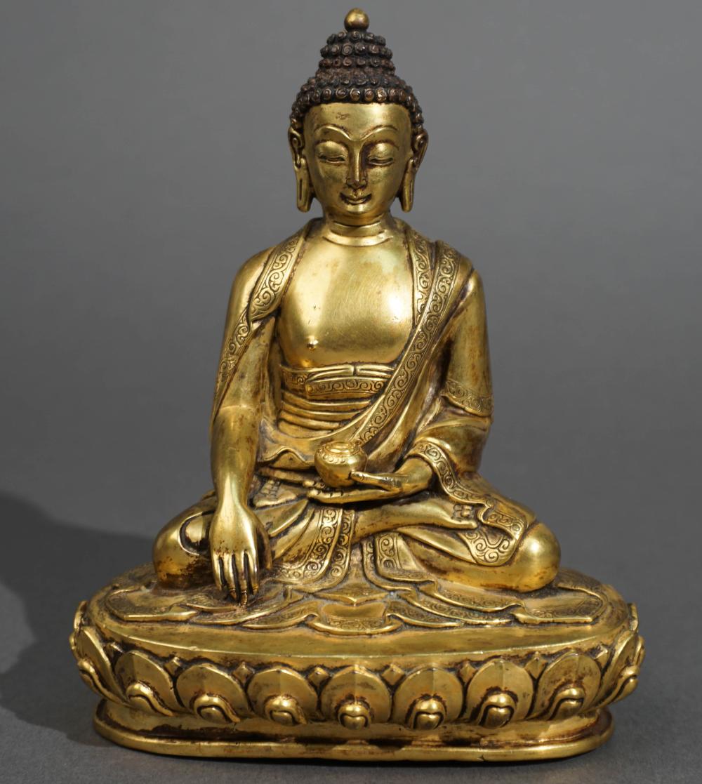 SINO TIBETAN GILT COPPER ALLOY 3b2029