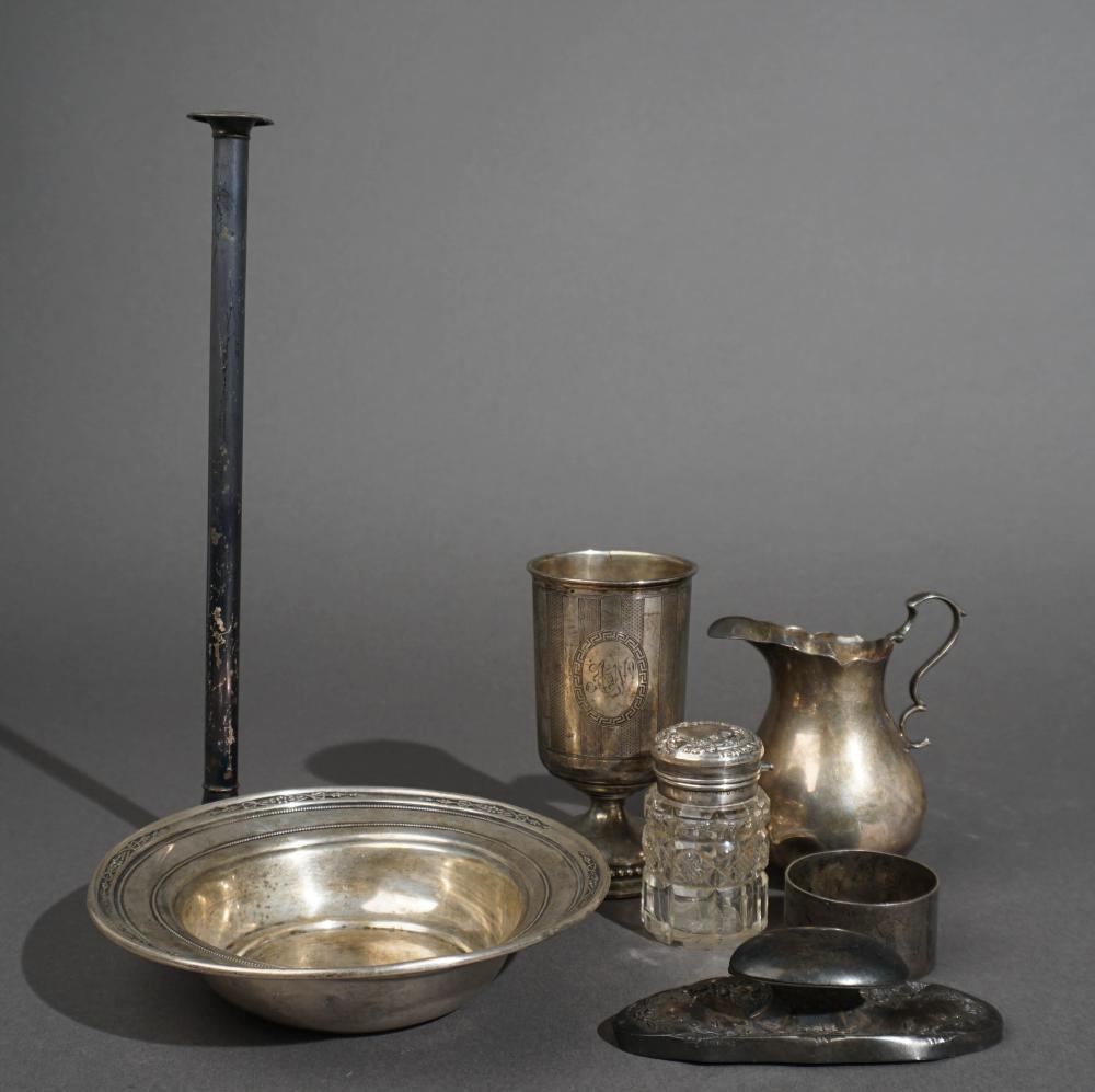 GROUP OF STERLING AND OTHER SILVER