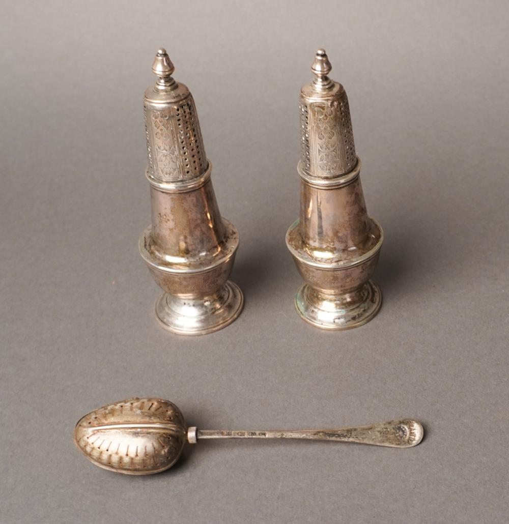 PAIR PROBABLY AMERICAN COIN SILVER