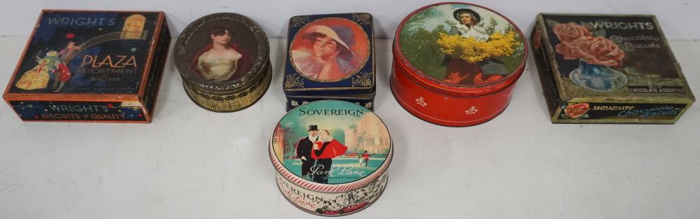 GROUP OF BRITISH PICTORIAL BISCUIT