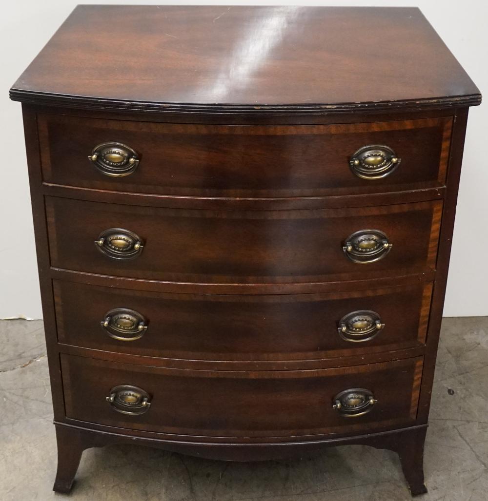 GEORGE III STYLE INLAID MAHOGANY 3b2122