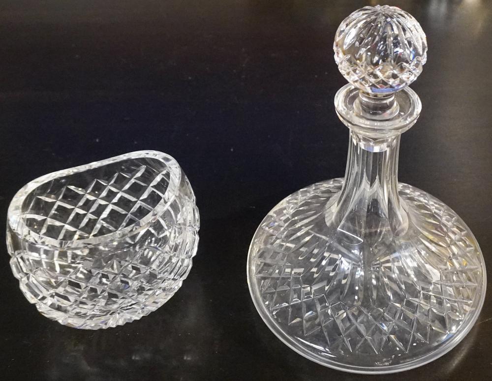 WATERFORD CUT CRYSTAL SHIPS DECANTER 3b2128