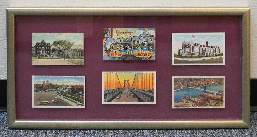 SIX CAMDEN NEW JERSEY POSTCARDS,