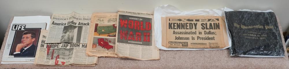 COLLECTION OF ASSORTED NEWSPAPERS 3b2205