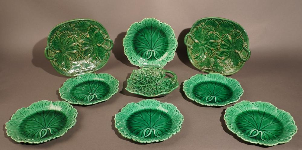 SET OF SIX WEDGWOOD MAJOLICA CABBAGE 3b220c