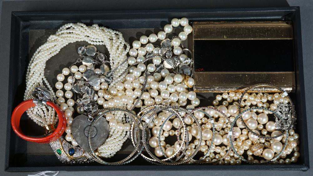 COLLECTION OF COSTUME JEWELRY,