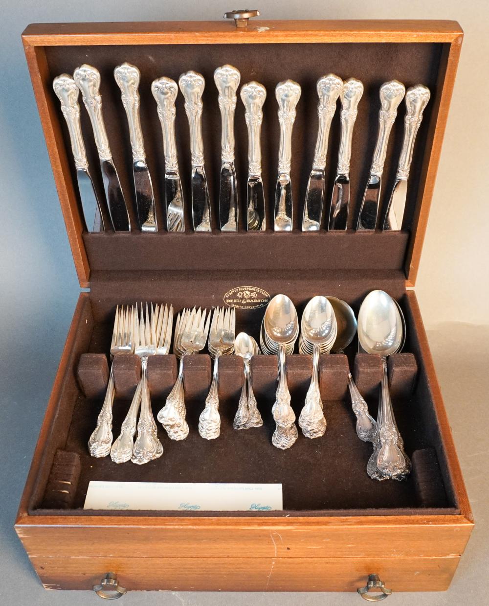 TOWLE STERLING SILVER OLD MASTER 84-PIECE