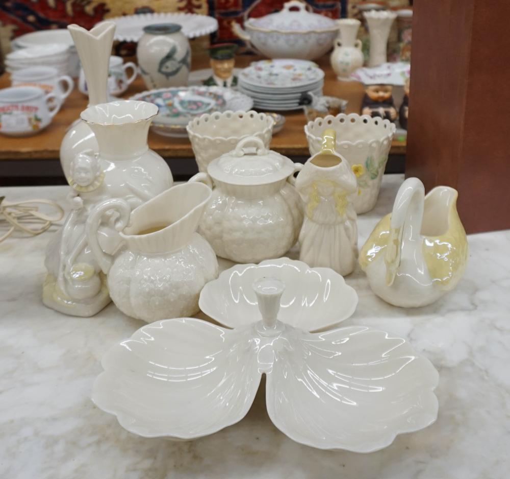 GROUP OF BELLEEK AND LENOX TABLE 3b23b7