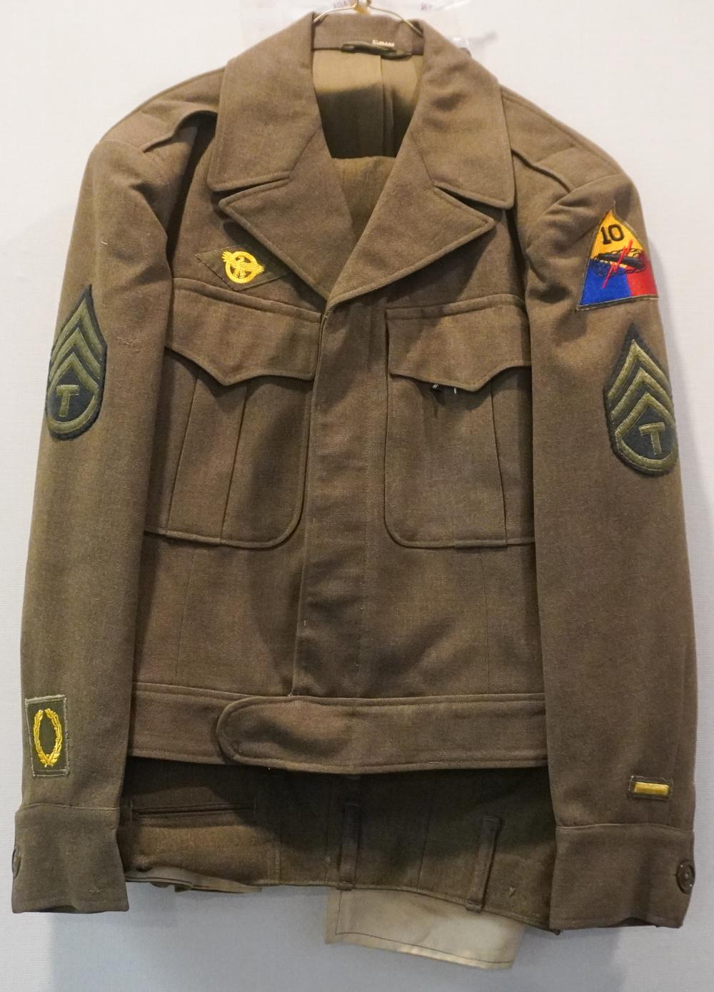 US ARMY WWII ISSUED UNIFORM, PANTS,