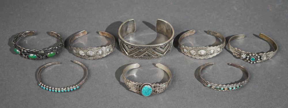 COLLECTION OF EIGHT SOUTHWEST SILVER