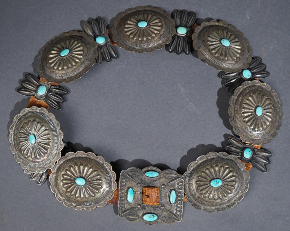 NATIVE AMERICAN SILVER AND TURQUOISE