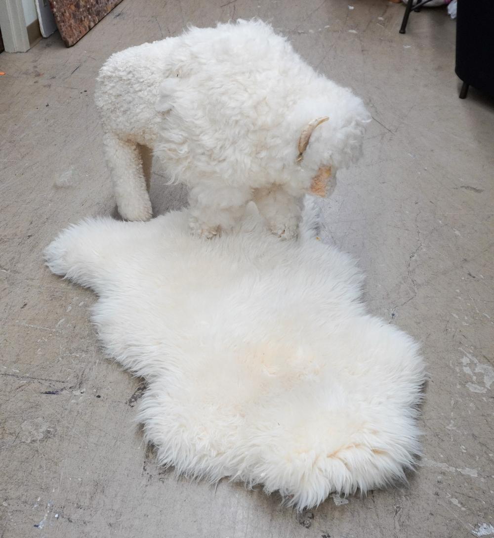 LALANNE TYPE WOOL COVERED SCULPTURE