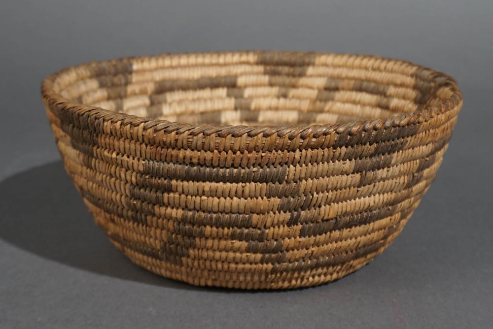 PIMA COILED BASKETRY BOWLPima Coiled