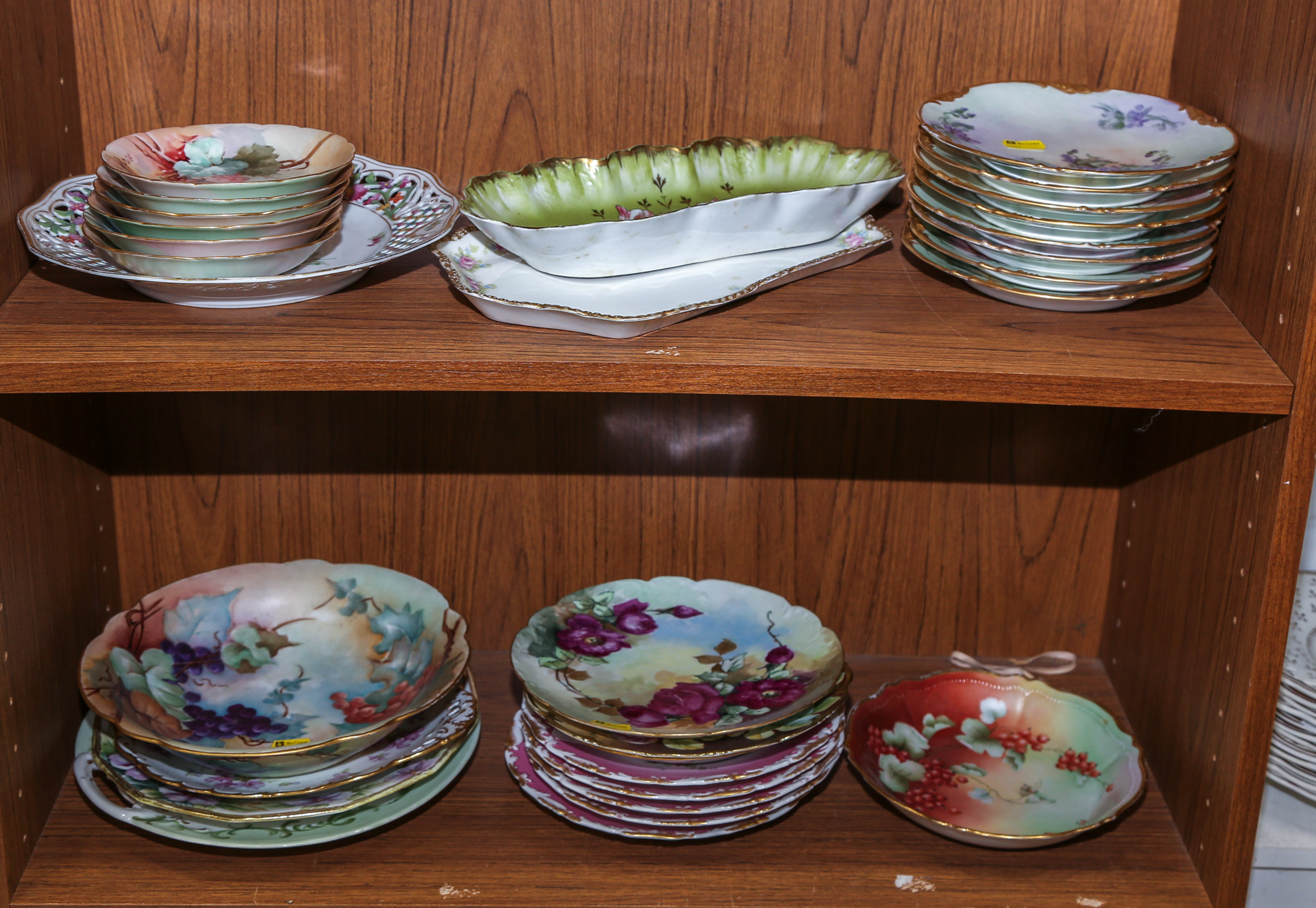 SELECTION OF HAND-PAINTED LIMOGES &