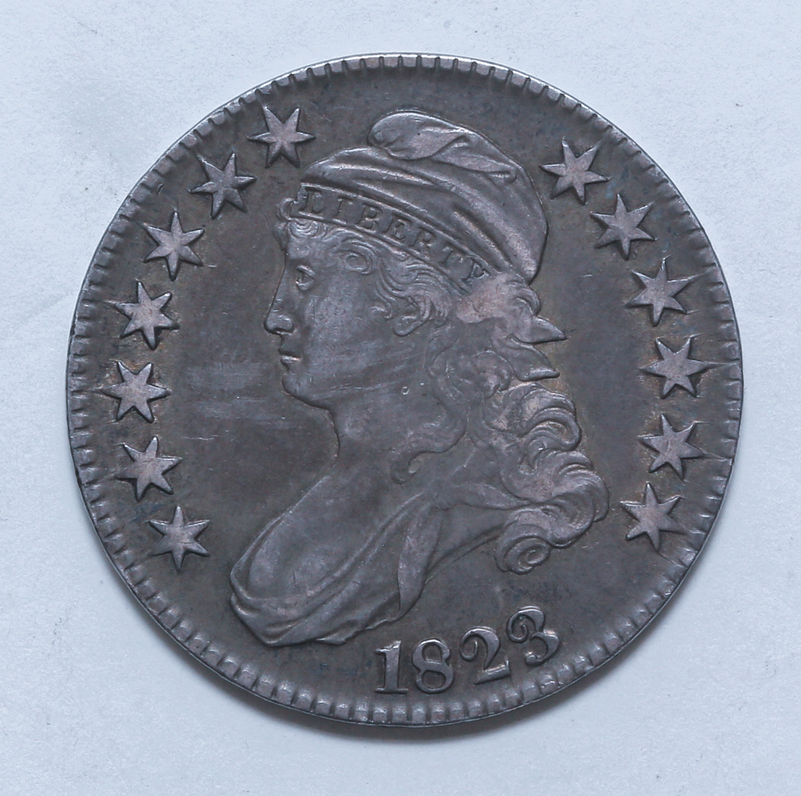 1823 CAPPED BUST HALF, O-103 LDS