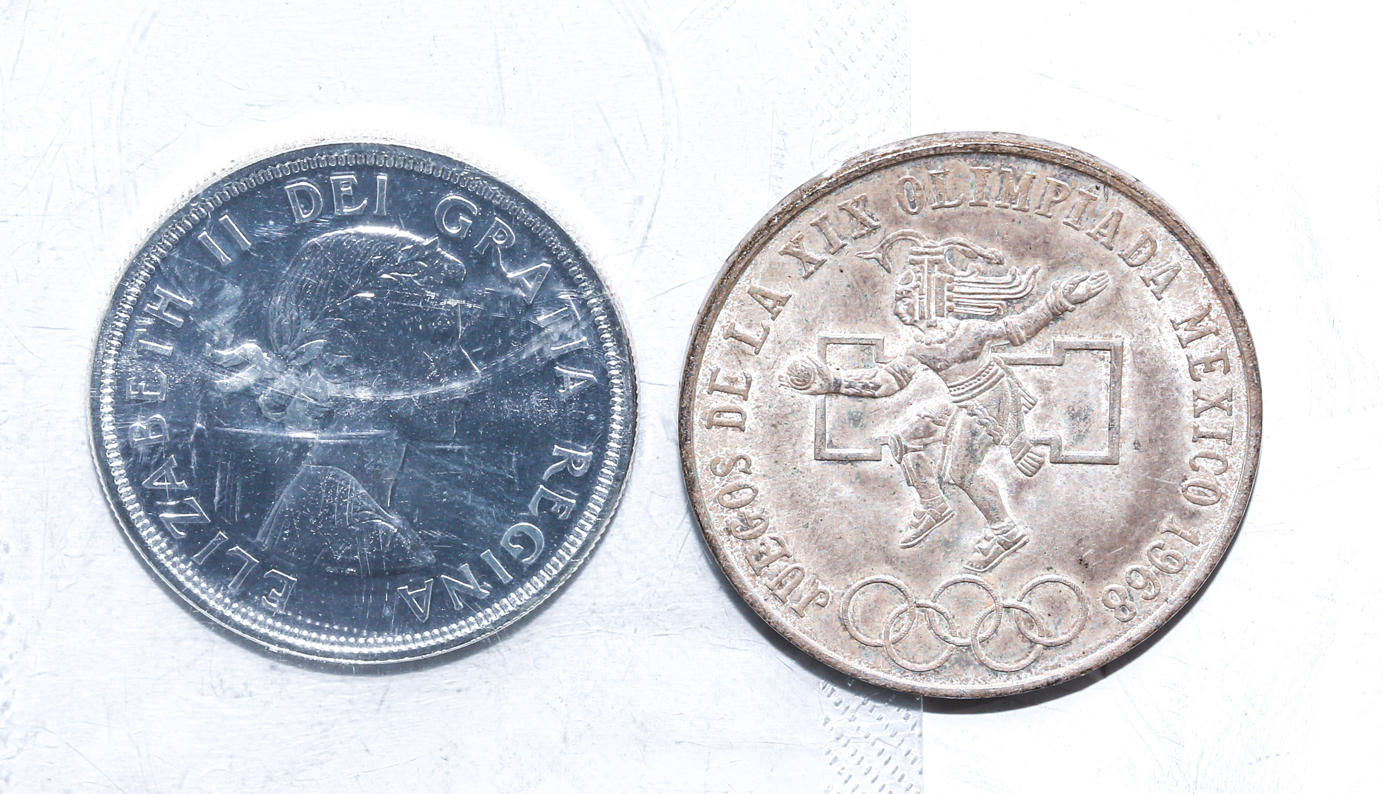 1964 CANADIAN SILVER DOLLAR & 1968