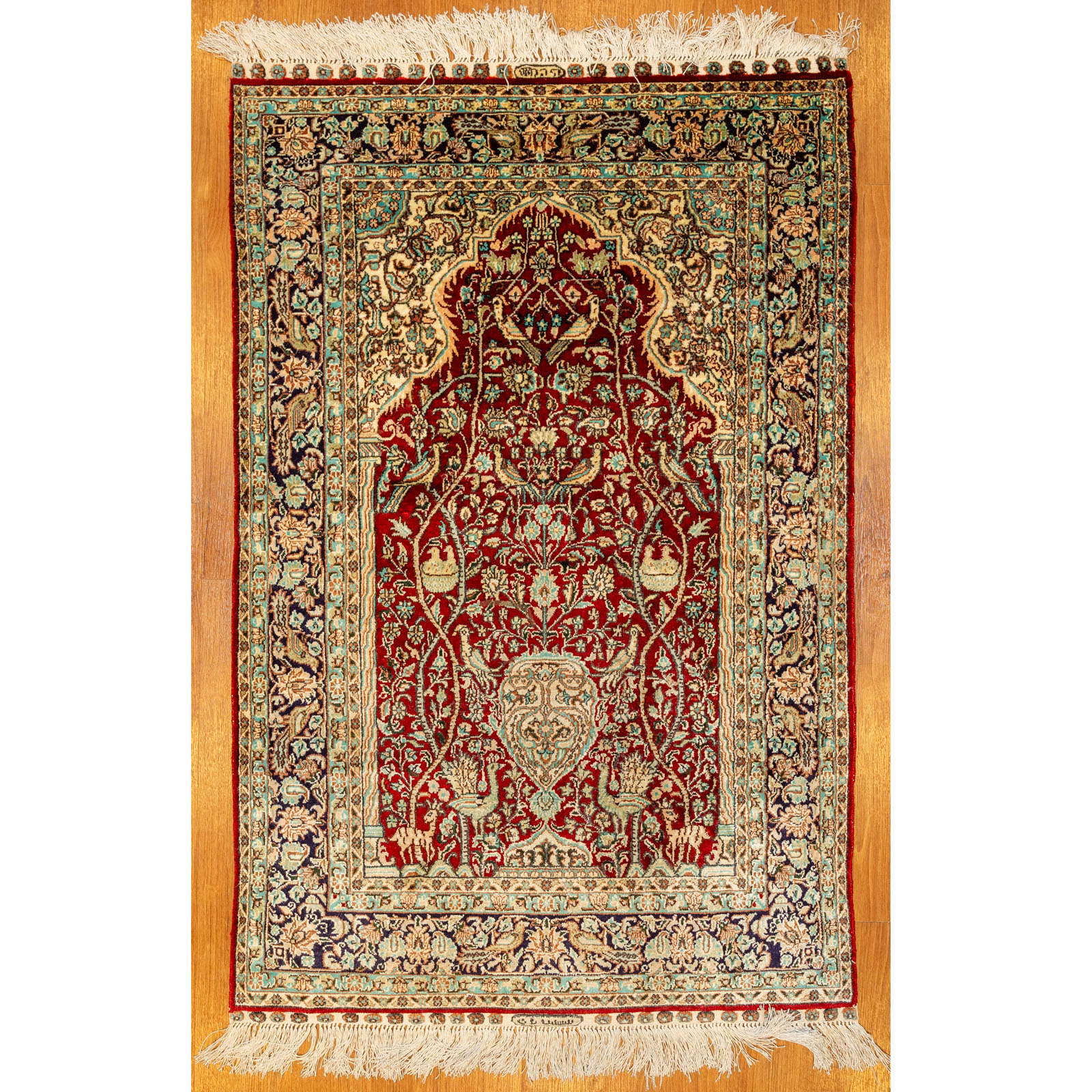 ART SILK PRAYER RUG 2 6 X 3 9 3b2578