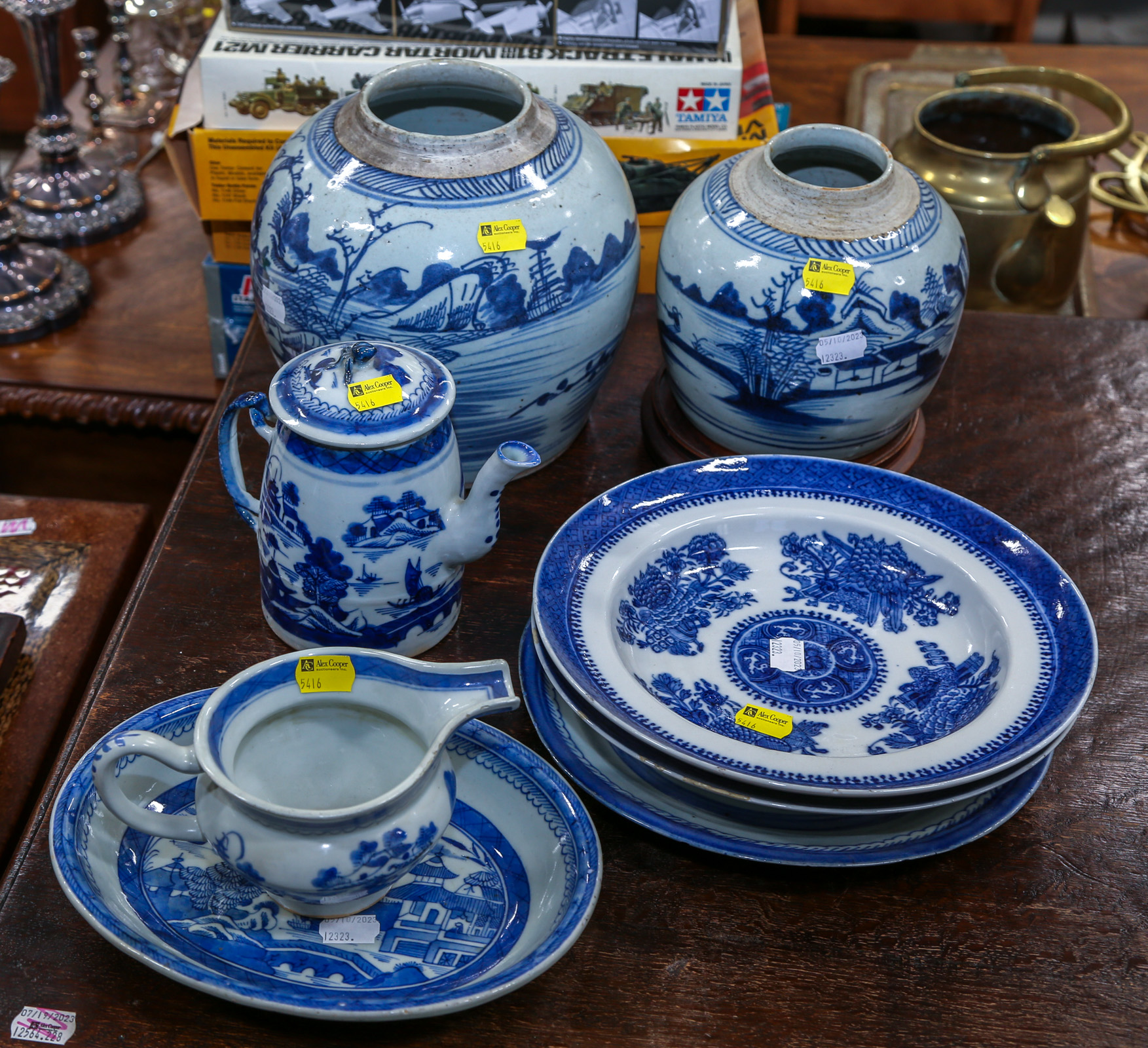 ASSORTED CHINESE EXPORT BLUE &