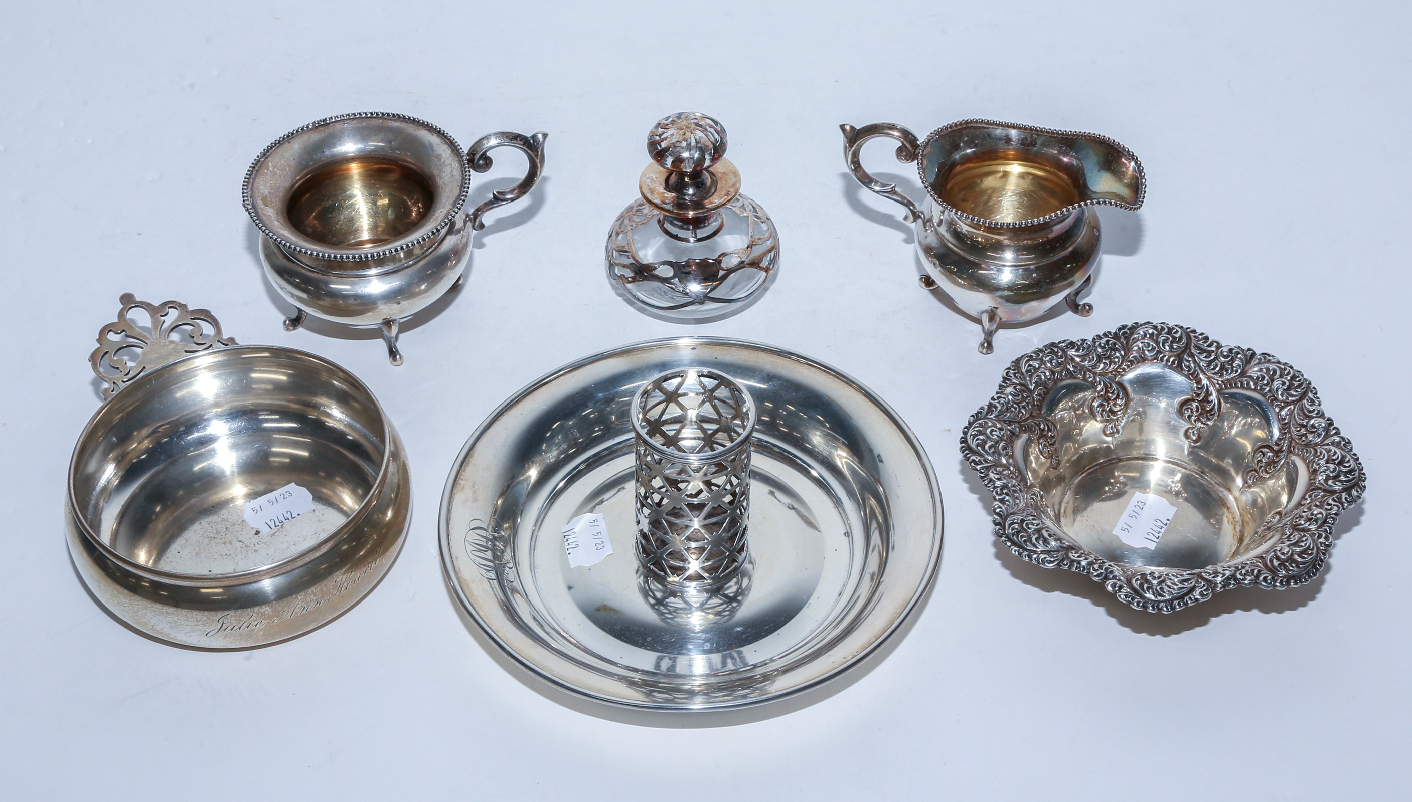 GROUP OF STERLING HOLLOWWARE Including 3b2607