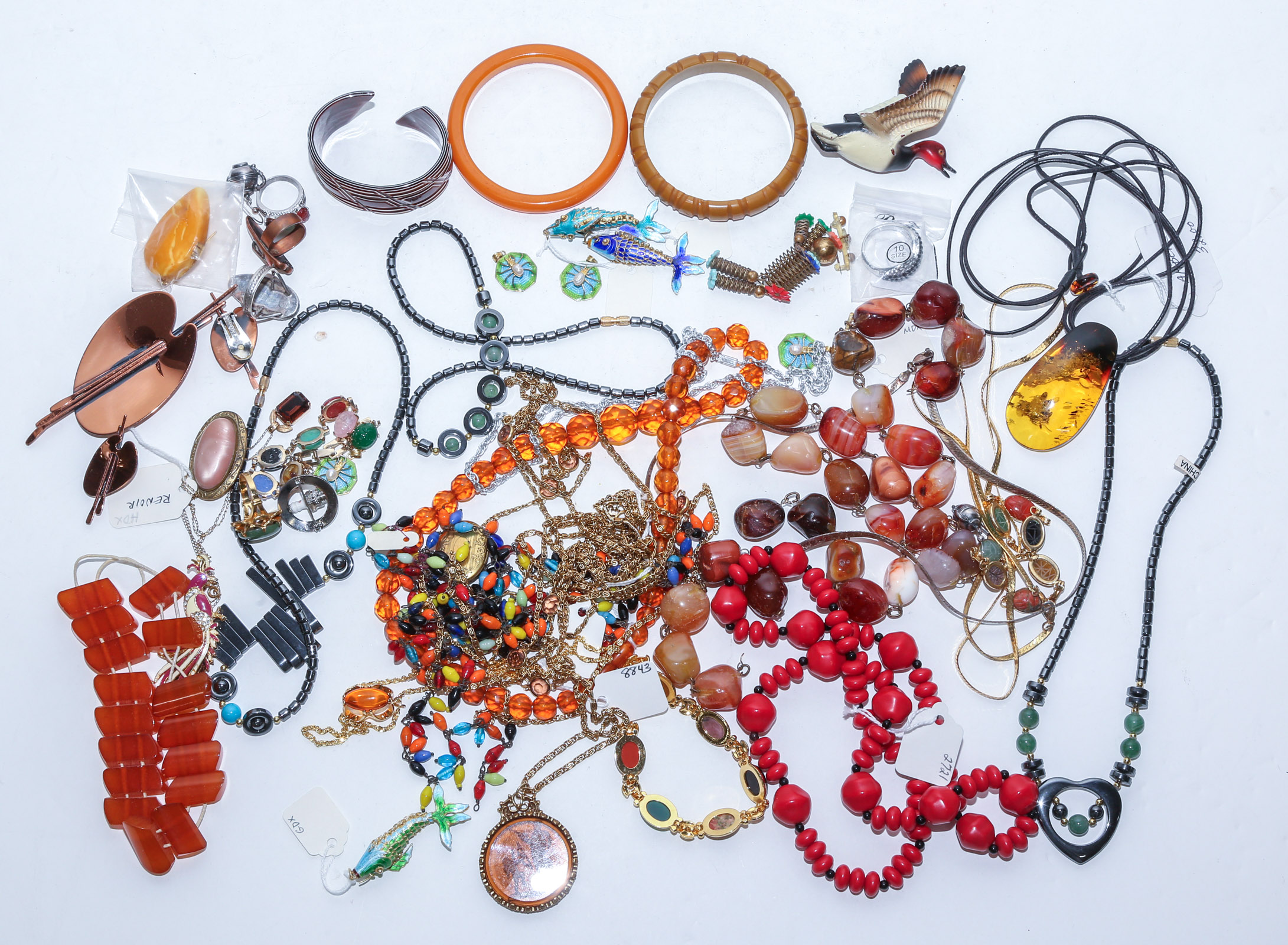 ASSORTMENT OF COSTUME JEWELRY Including