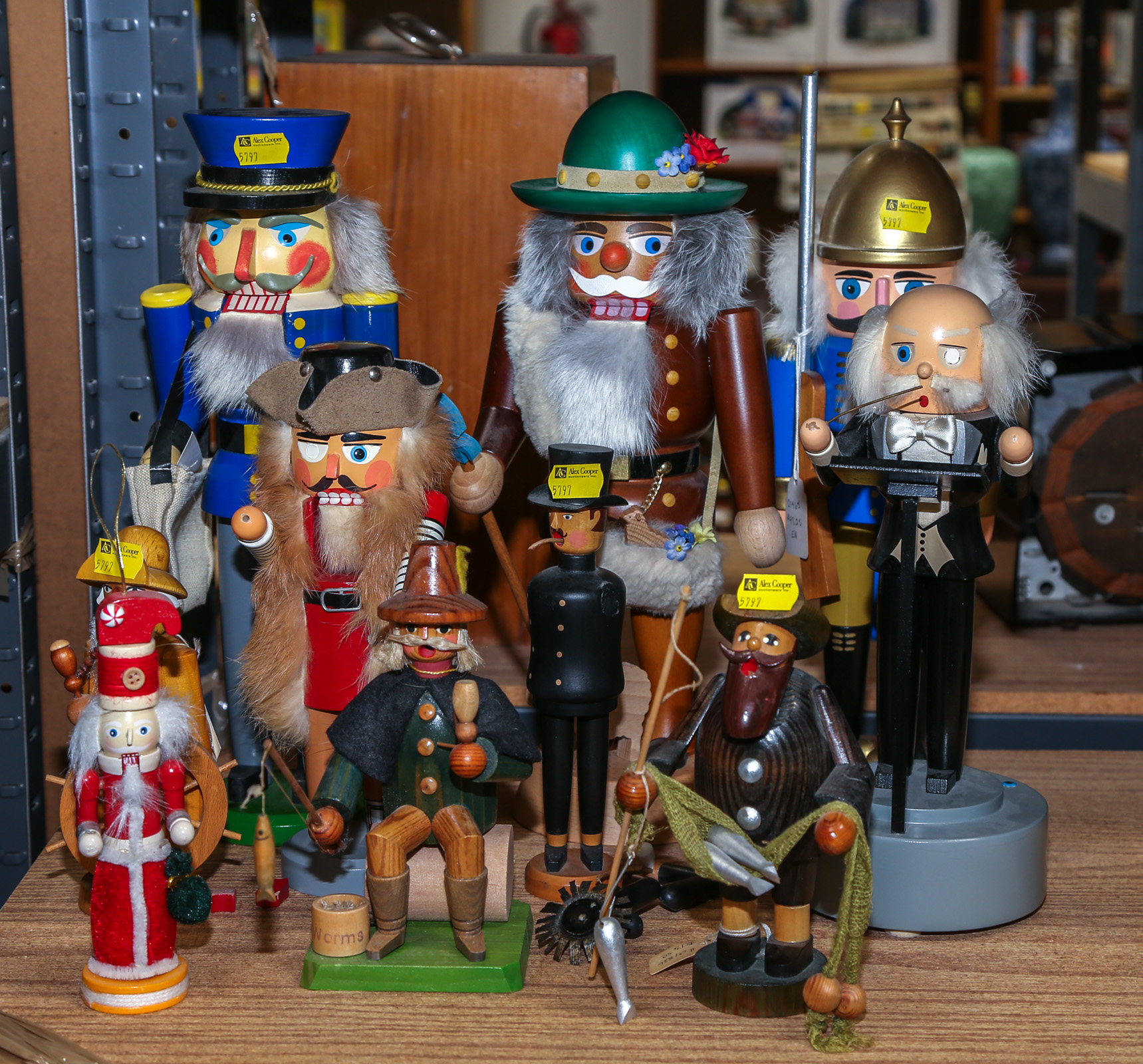 ASSORTMENT OF NUTCRACKERS Mostly