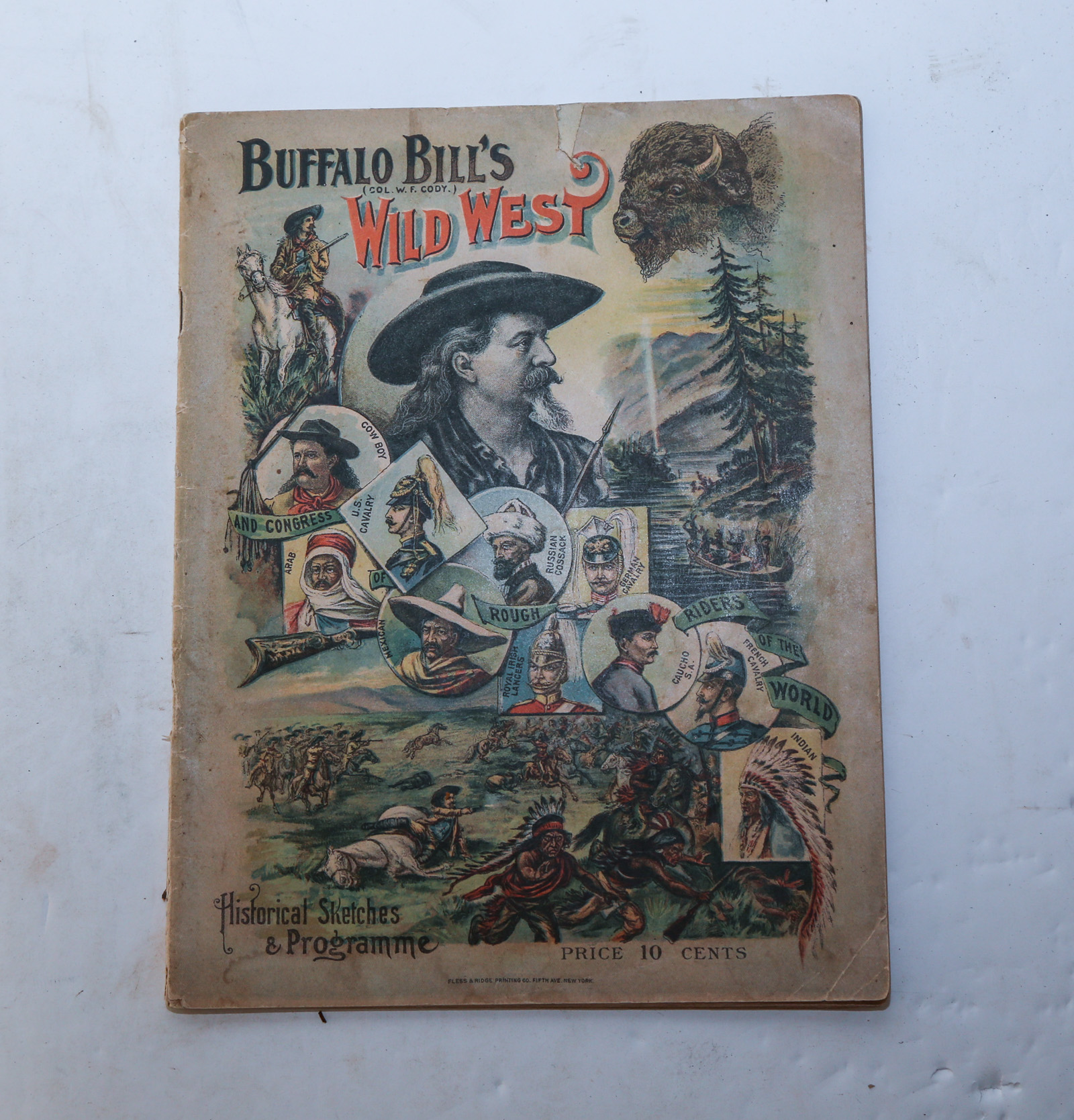 BUFFALO BILL S WILD WEST SHOW PROGRAM  3b2721