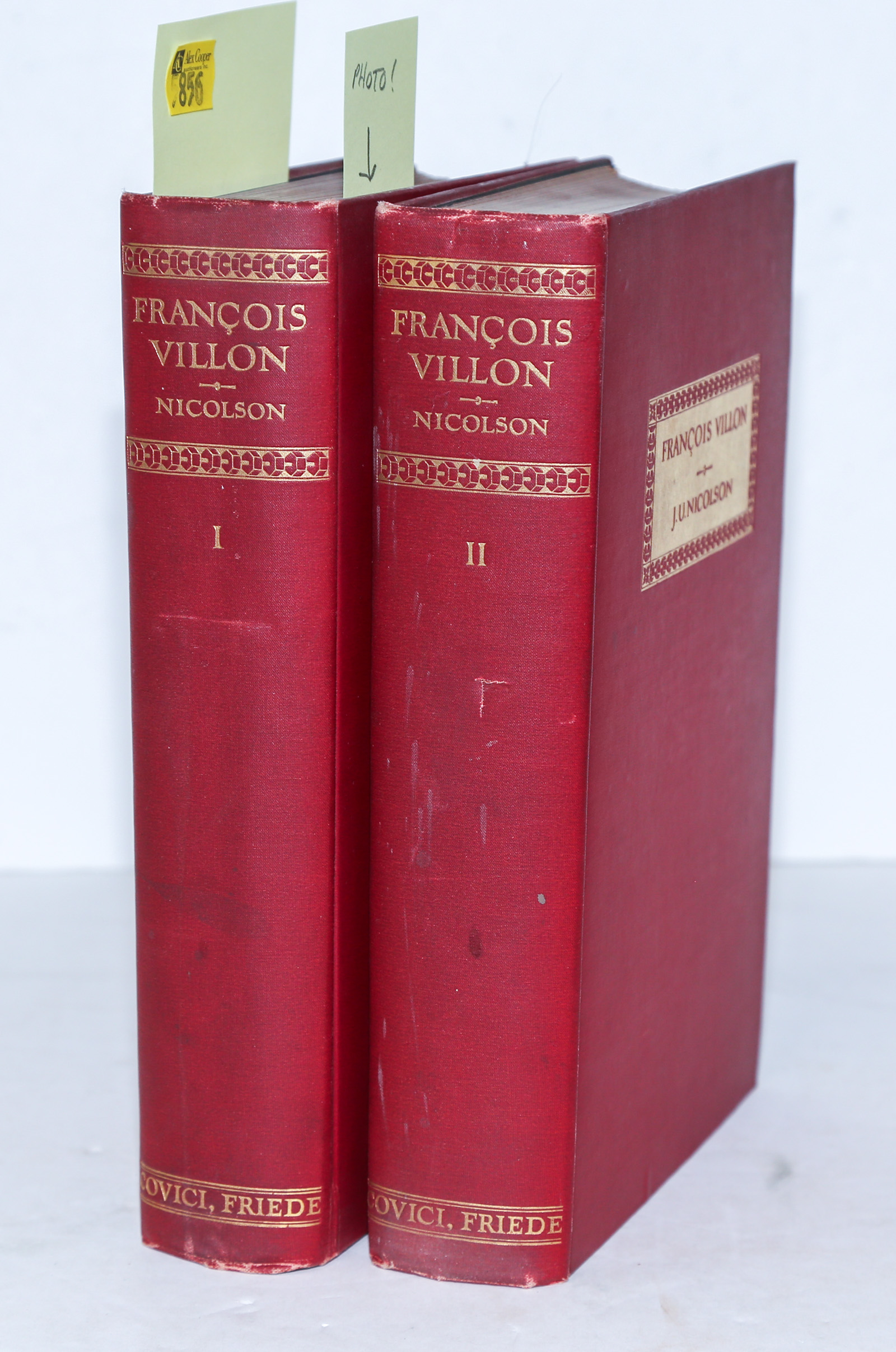 NICOLSON VILLON S WORKS 1928  3b2749