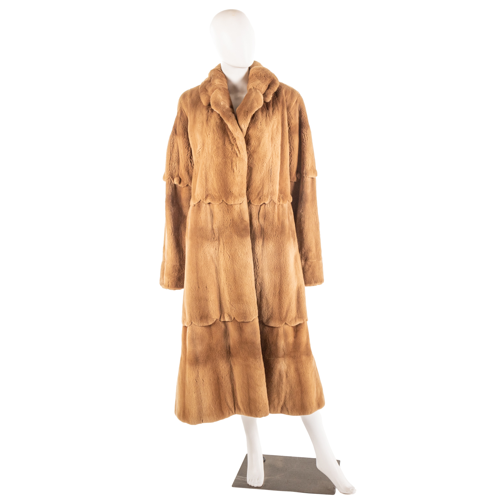 SAKS JANDEL SHEARED CARAMEL MINK