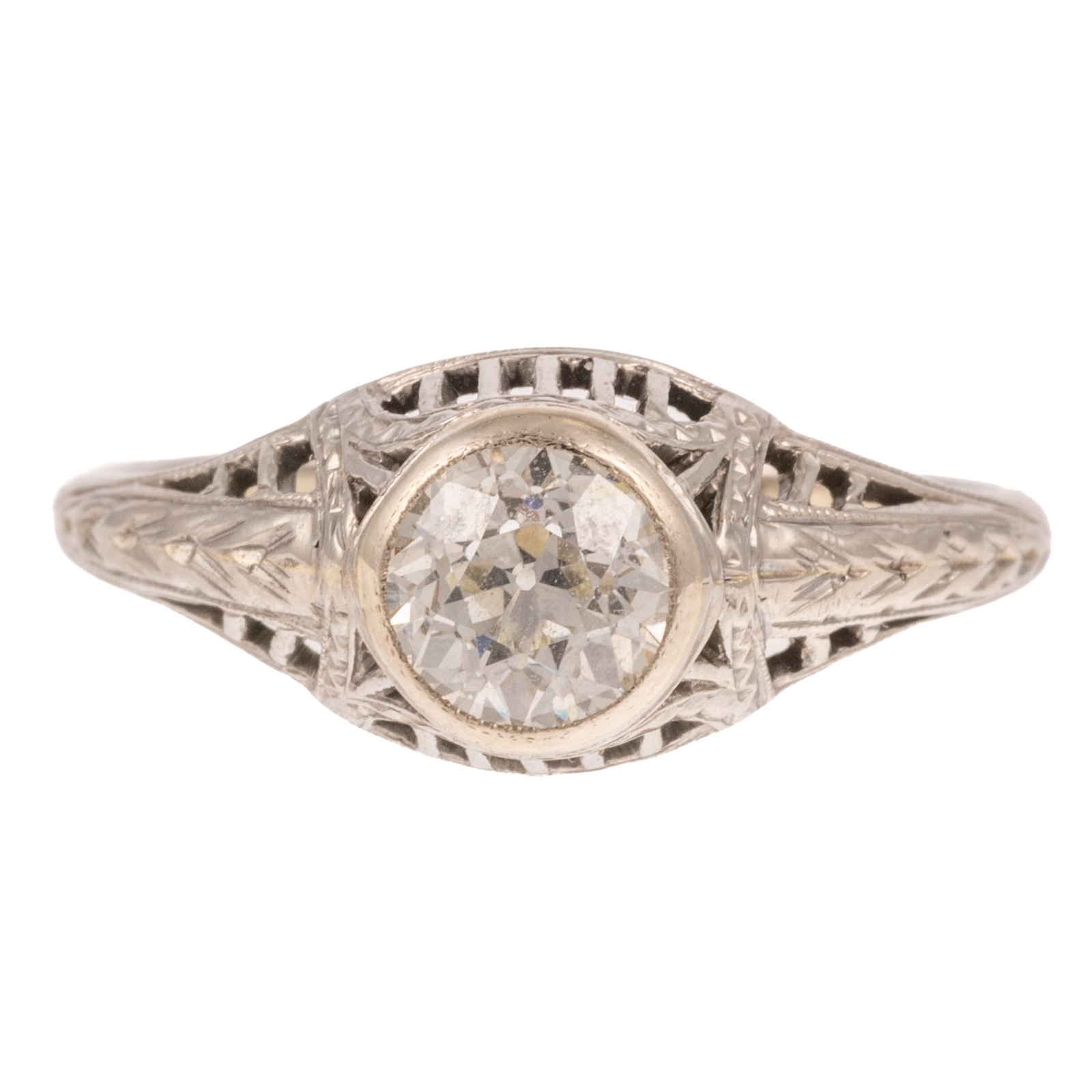 A FILIGREE OLD EUROPEAN CUT DIAMOND 3b27f2