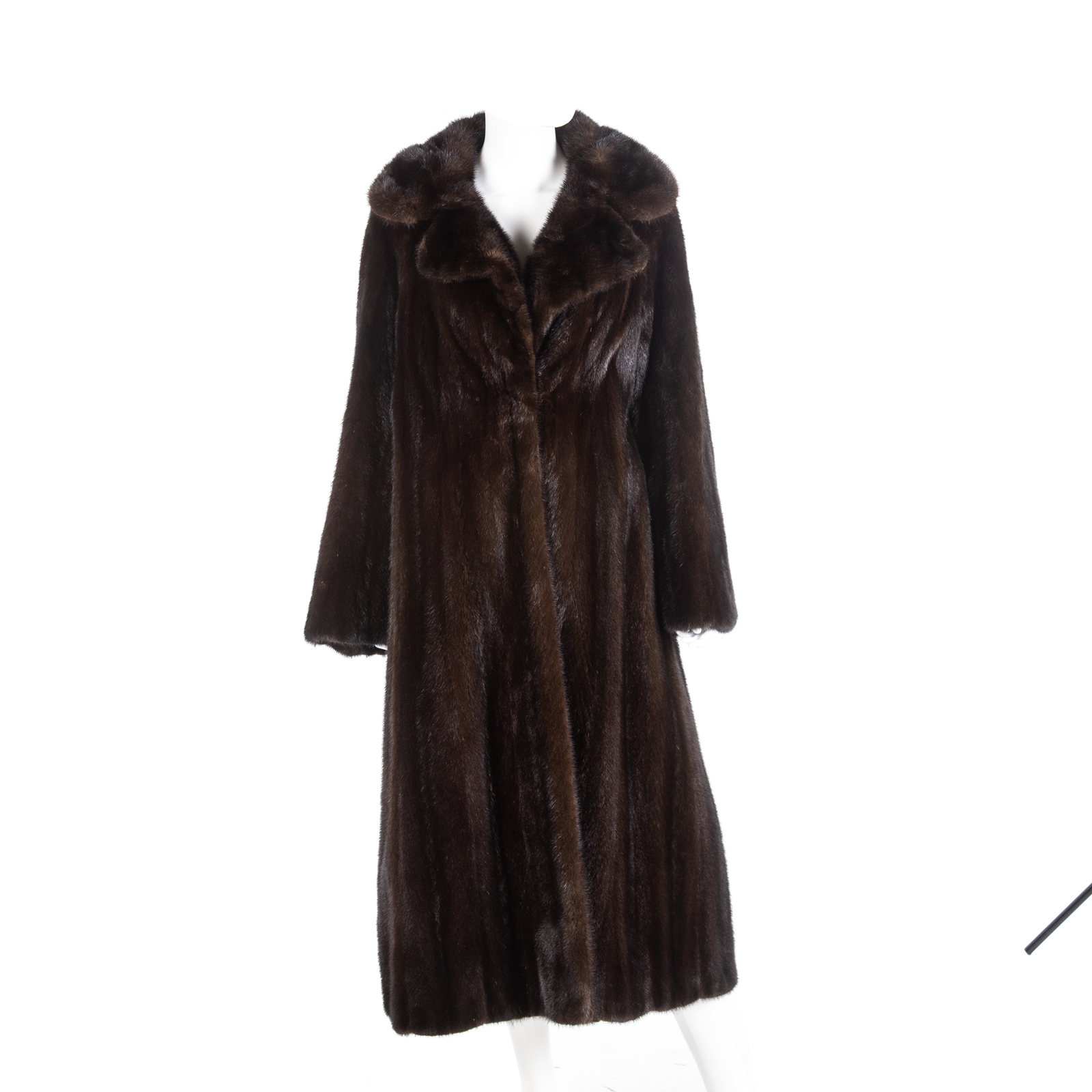 BROWN MINK FULL-LENGTH COAT Retailed