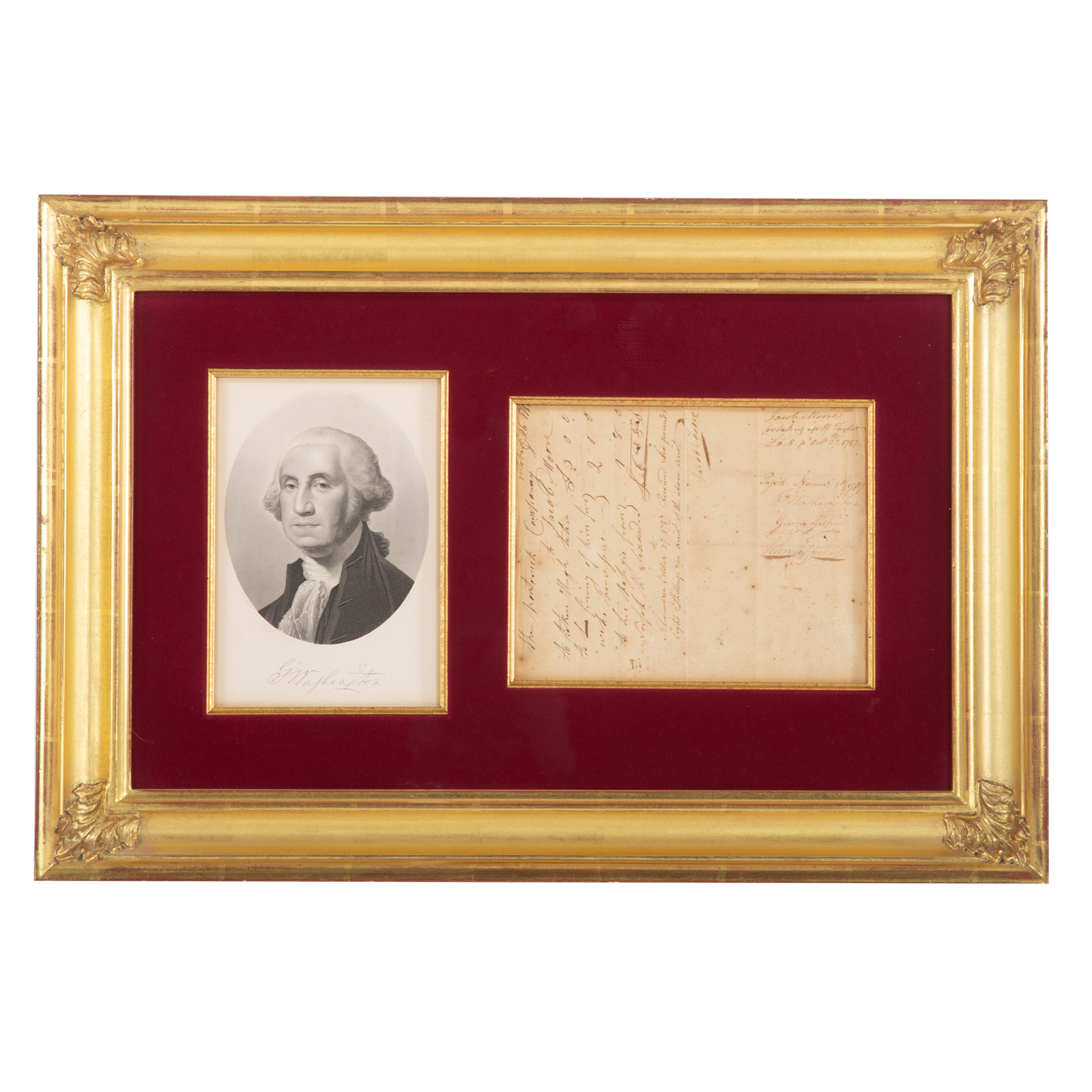 GEORGE WASHINGTON SIGNED DOCUMENT  3b28b9