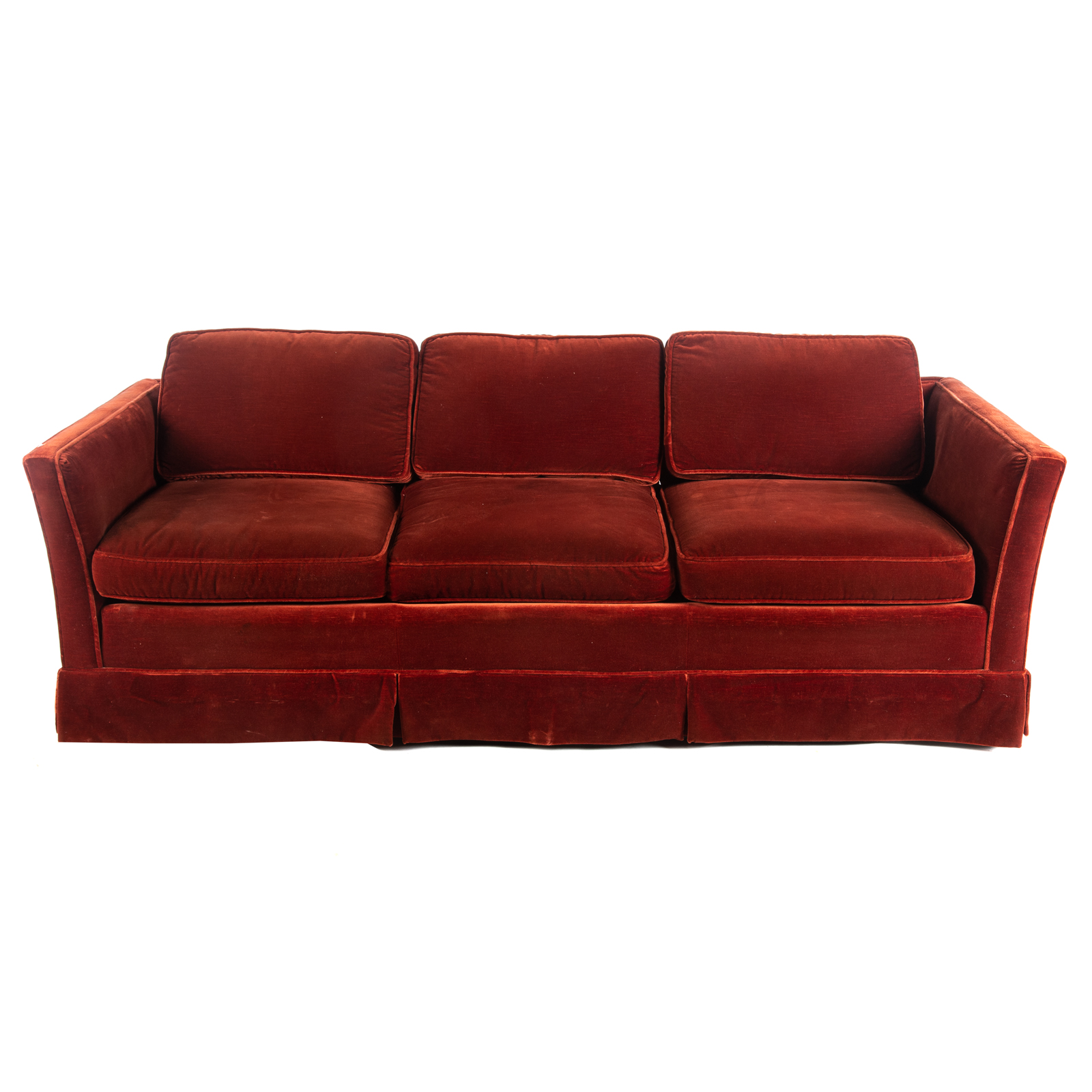 BAKER UPHOLSTERED SOFA 20th century;